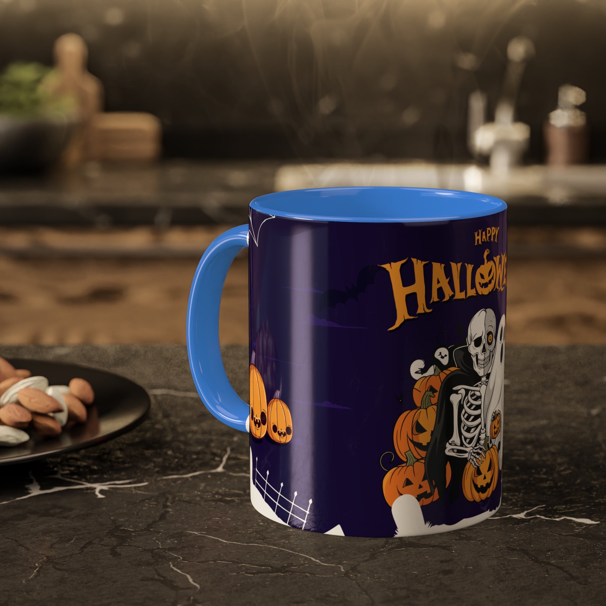 Halloween is Better with Skeleton | Colorful Mugs